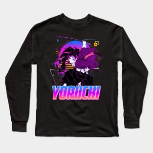 Yoriichi Tsugikuni Retro Art Long Sleeve T-Shirt